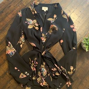 Black & Floral EVERLY Professional Jacket